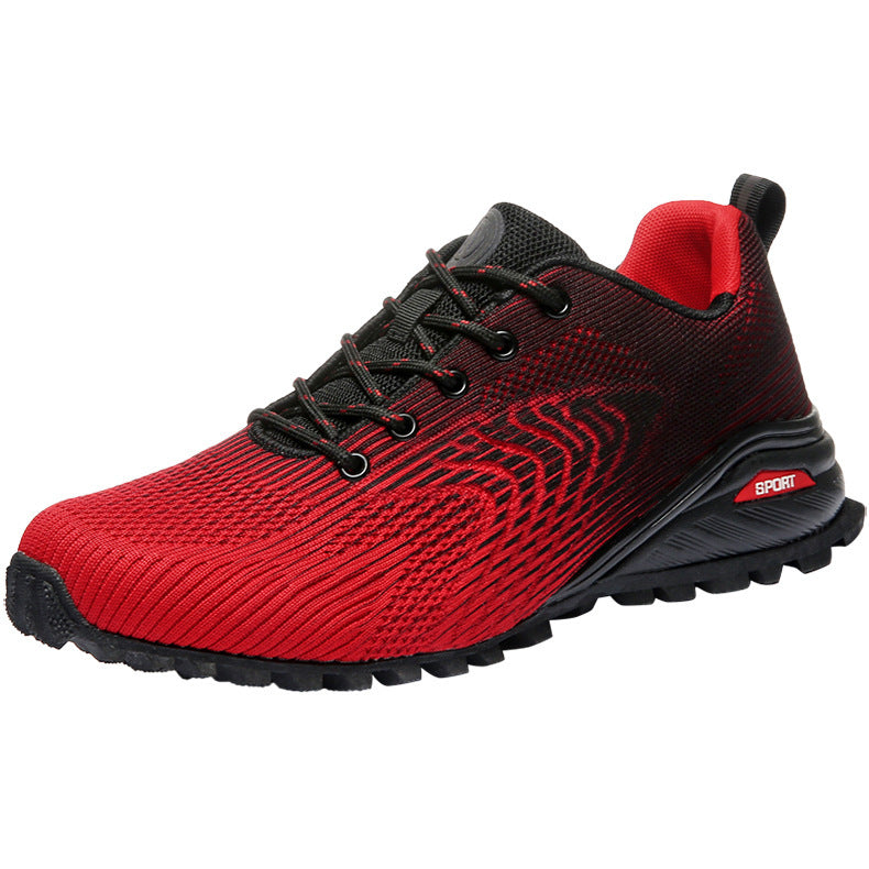 Casual Trail Running Shoes Fall Winter Outdoor Large Size High-Top Hiking Shoes Men